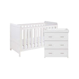 Babymore Caro 2 Piece Room Set White Wash Nursery Furniture