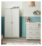 Babymore Caro 3 Piece Room Set White Wash - British product