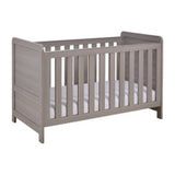 Babymore Caro Kinderbett, grau gewaschen, Kinderzimmermöbel