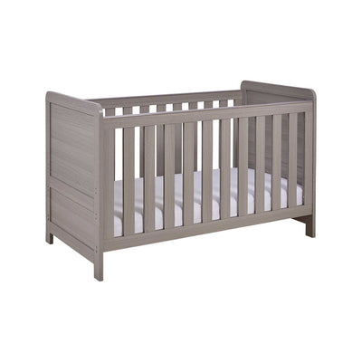 Boots Babymore Caro Cot Bed Grey Wash Nursery Furniture- Buy online at McGrocer