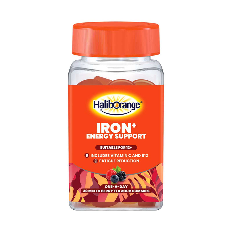 Haliborange Iron & Energy gummies 30 count, UK version