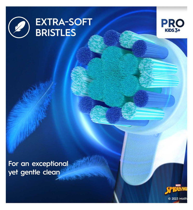 Oral-B Pro Kids Electric Toothbrush Marvel Spider-Man children's imported from the UK