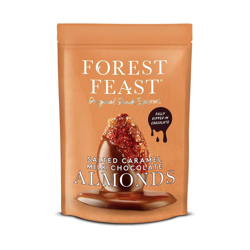 Forest Feast Salted Caramel Almonds 120g, UK version