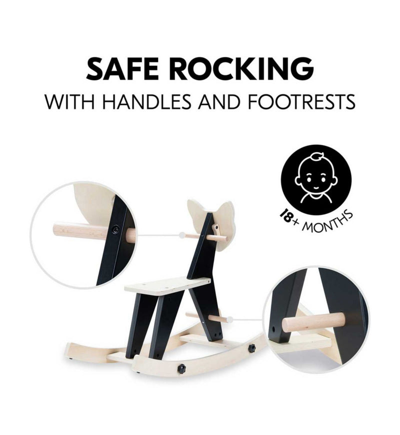 Hauck wooden rocker zebra design - British product
