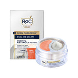 Boots RoC Derm Correxion Dual Eye Cream 2-in-1 Retinol Eye Duo for Eye Lift and Reduced Wrinkles 20ml- Buy online at McGrocer
