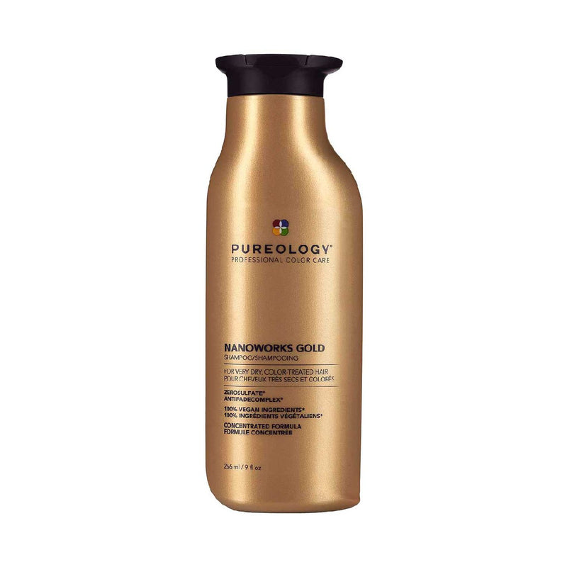 Pureology Nanoworks Gold shampoo 266ml, imported from the UK