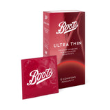 Boots Ultra Thin Latex Condoms 12 Pack