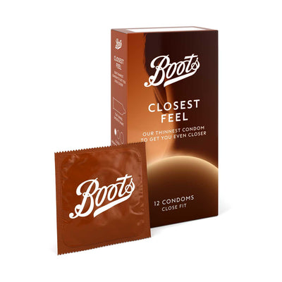 Boots Boots Closest Feel Extra Thin Condoms 12 Pack- Buy online at McGrocer