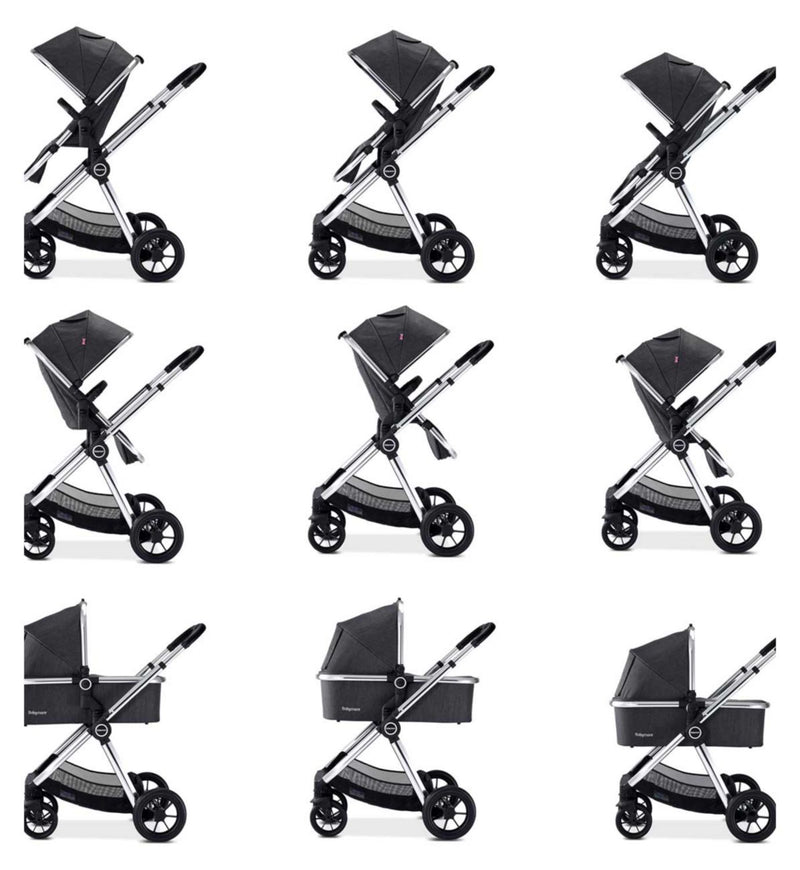 Babymore Memore V2 Travel System 13 Piece Pecan - British product