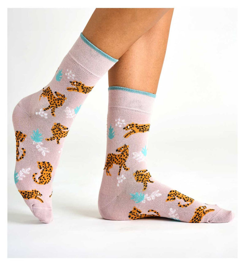 Boots bamboo socks animal design 3 pair pack - British product