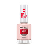 Rimmel Nail Nurse 2 in 1 base coat and strengthener, imported from the UK
