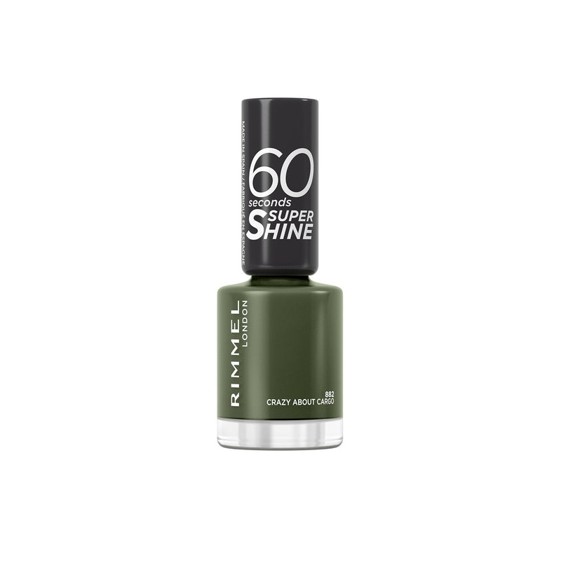 Rimmel 60 Seconds nail polish Crazy About Cargo - British product
