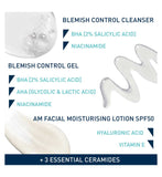CeraVe Blemish-Prone Skincare Routine with SPF Bundle - British product