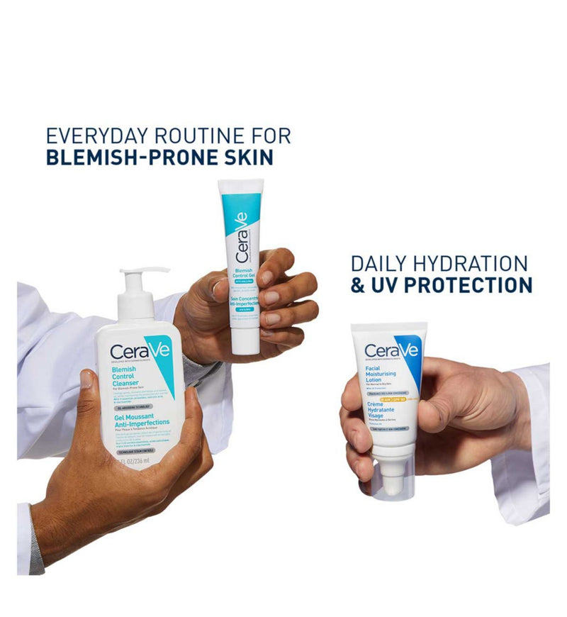 CeraVe Blemish-Prone Skincare Routine with SPF Bundle - British product