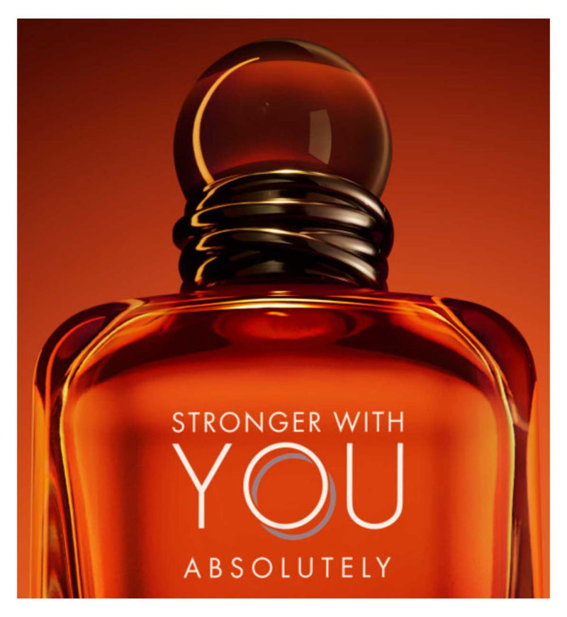 Emporio Armani Eau de Parfum Stronger With You Absolutely 100ml, imported from the UK