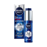 NIVEA MEN 2in1 Anti-Age Moisturiser 50ml, imported from the UK