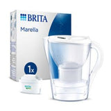 Boots Brita Marella Water Filter Jug White 2.4L with MAXTRA PRO Cartridge- Buy online at McGrocer