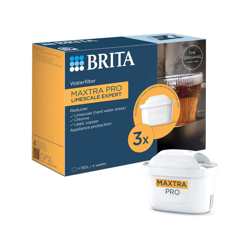 Brita Maxtra Pro Limescale Expert Water Filter 3 pack - British product