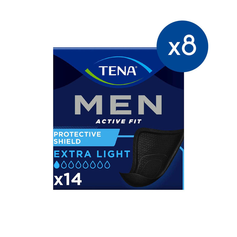 TENA Men Protective Shields extra light bundle imported from the UK