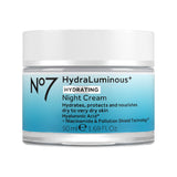 No7 HydraLuminous Night Cream 50ml, imported from the UK