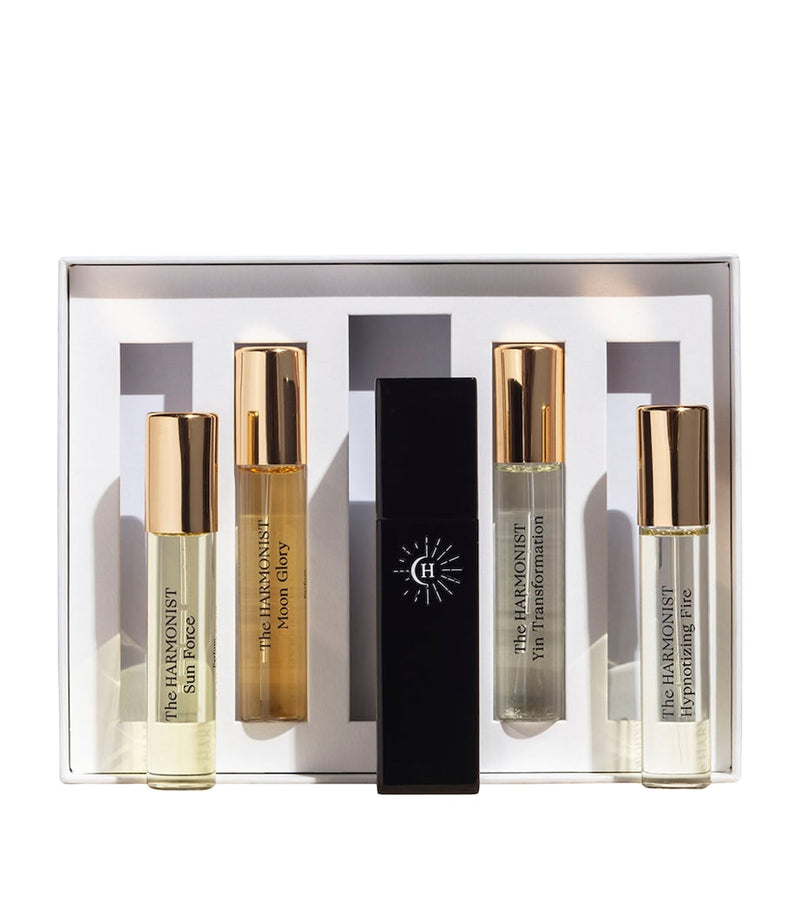 The Harmonist travel coffret with four 8.5ml perfume sprays (British brand)