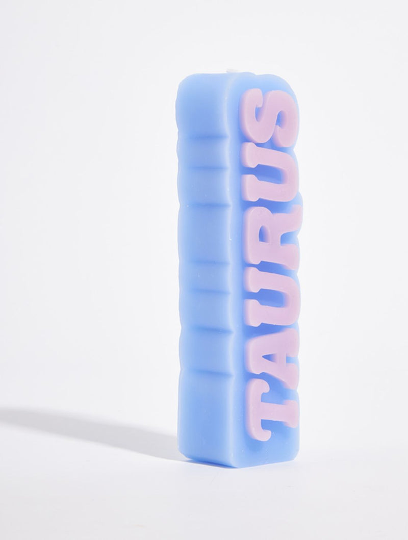 Skinnydip Taurus star sign candle unscented (British brand)