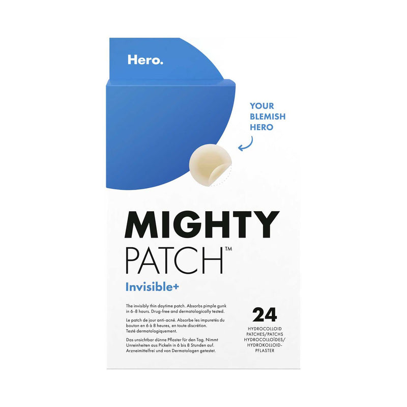 Hero Mighty Patch Invisible+ spot patches 24 count - British product