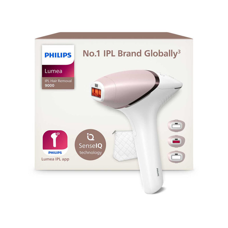 Philips Lumea Series 9000 IPL hair removal device, imported from the UK
