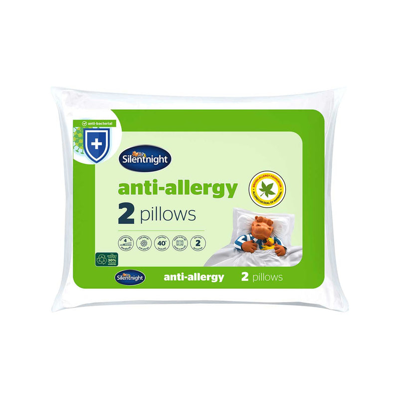 Silentnight anti allergy pillow 2 pack (British brand)