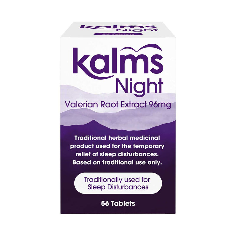 Kalms Night valerian root tablets 56 tablets, imported from the UK