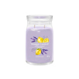 Yankee Candle large jar candle Lemon Lavender 567g, imported from the UK