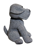 Riva Home Grey Herringbone Dog Doorstop