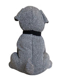Riva Home Grey Herringbone Dog Doorstop