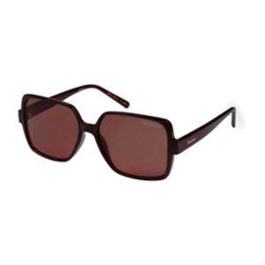 Barbour Sunglasses Oversized Retro Square Burgundy