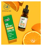 CBDfx CBD Oil Drops Zesty Orange 30ml - British product