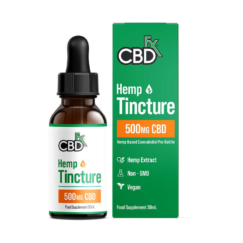 CBDfx CBD drops 500mg Unflavoured 30ml - British product