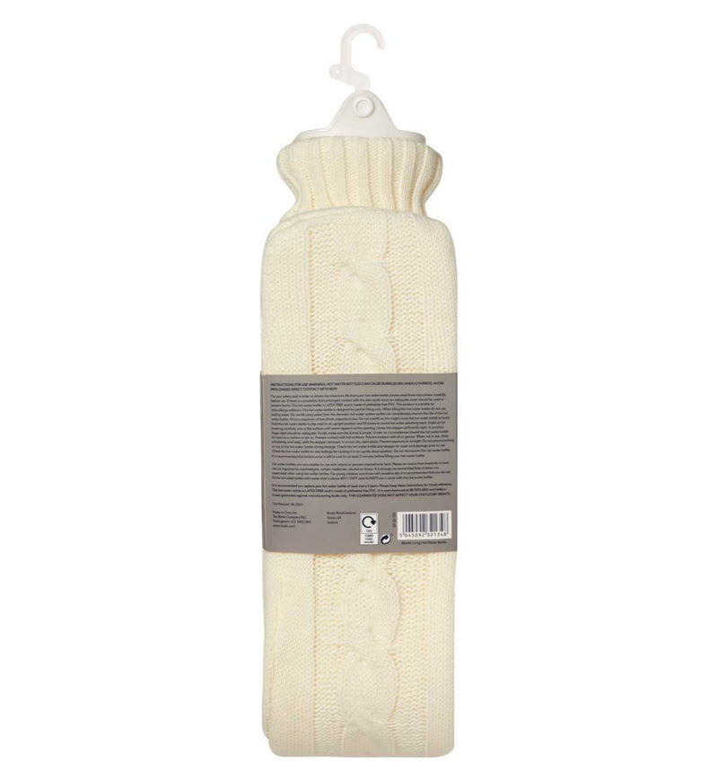 Boots Long Hot Water Bottle with Knitted Cover 2.7L - British product