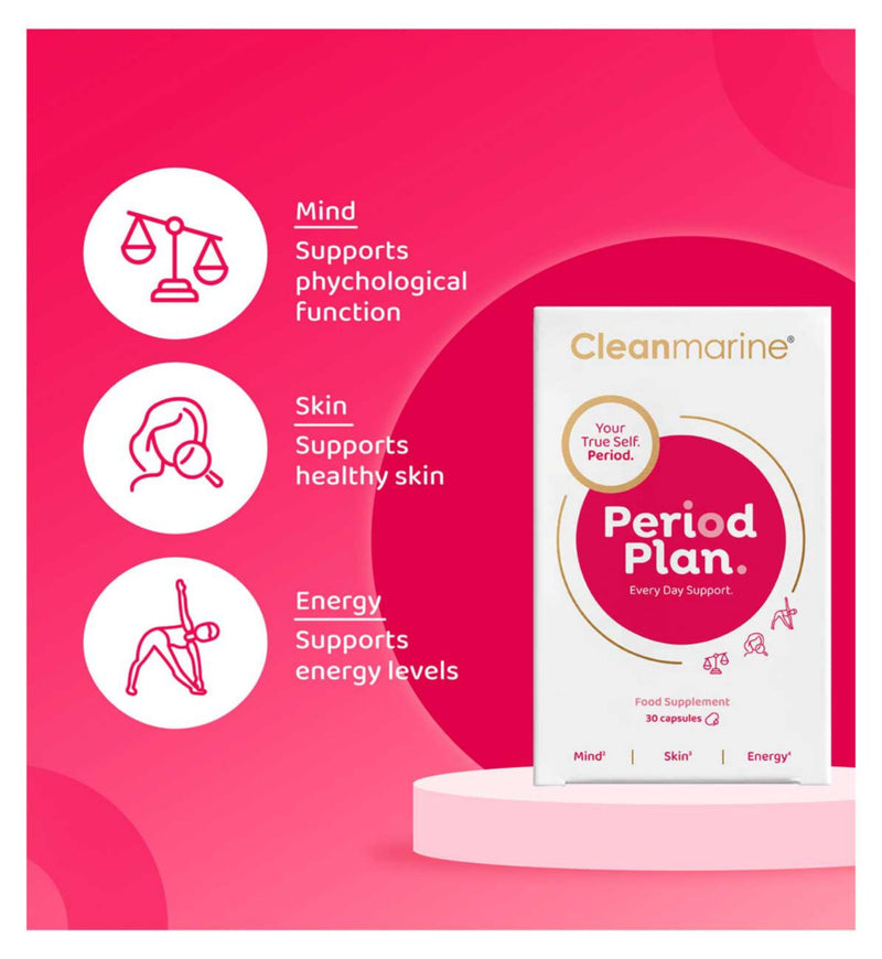 Clean Marine PeriodPlan supplement 30 capsules - British product