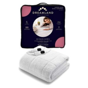 Dreamland Hunker Down Scandi Sherpa Madrassvarmer Superking 200x180cm