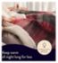 Dreamland Warming Sherpa Blanket Tartan Red 180x135 - British product