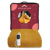 Dreamland Warming Throw Mustard 160x120cm - British product