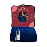 Couverture chauffante Dreamland Snuggle Up, bleu marine électrique, 120 x 160 cm