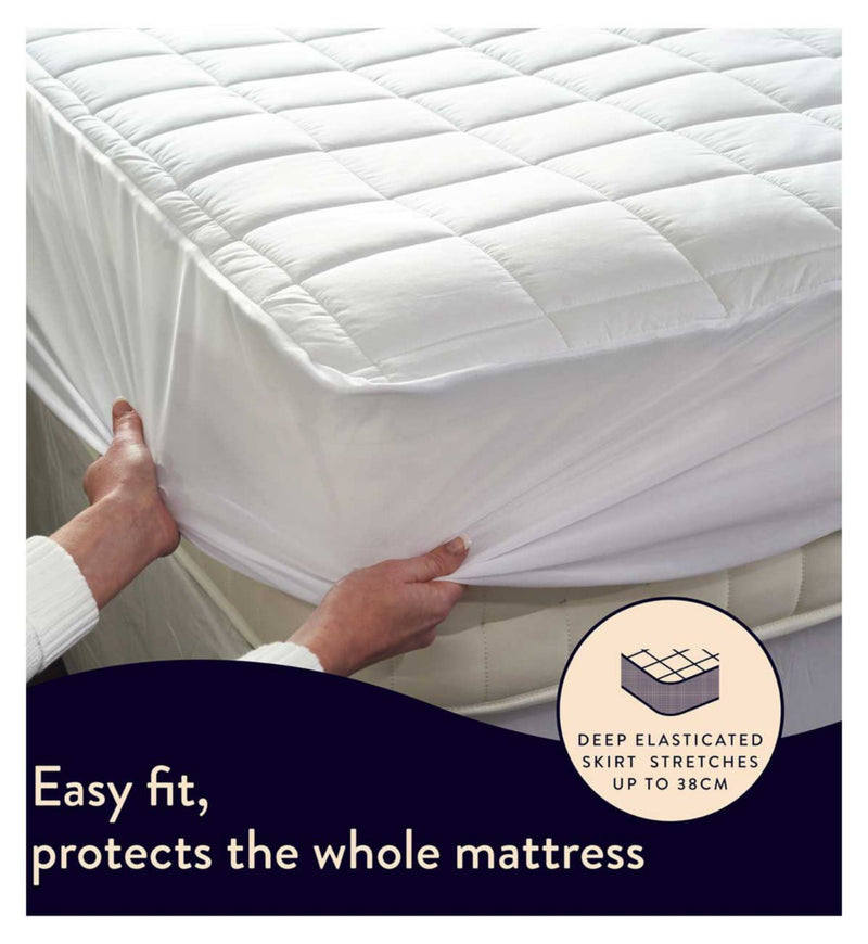 Dreamland Snowed In Warming Mattress Protector Superking - British product