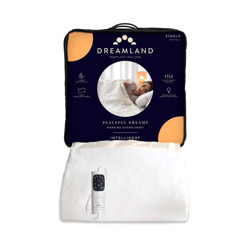Dreamland electric warming blanket single size 180x135cm - British product