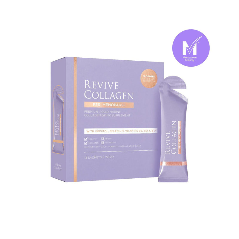 Revive Collagen peri menopause drink supplement 5000mg 14 sachets British brand