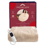 Couverture chauffante en fausse fourrure électrique Dreamland Cosy Up - Crème 160x120cm