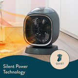 Dreamland Silent Power Pure Air Fan Heater 32x21cm - British product
