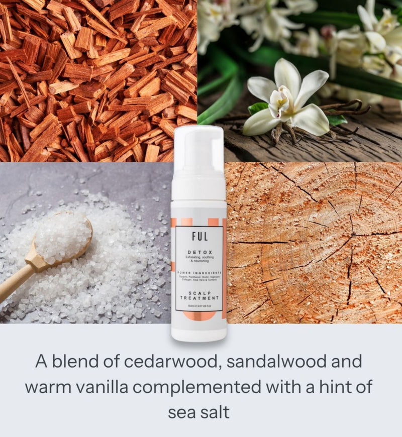 FUL Detox Scalp Treatment 150ml, imported from the UK