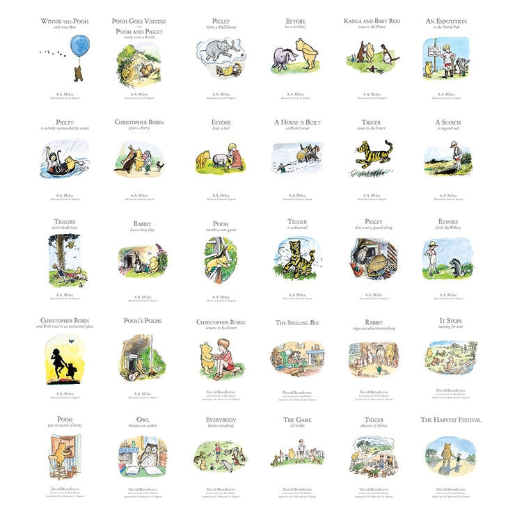 Winnie the Pooh 30-book boxset by A.A. Milne, paperback collection (British brand)