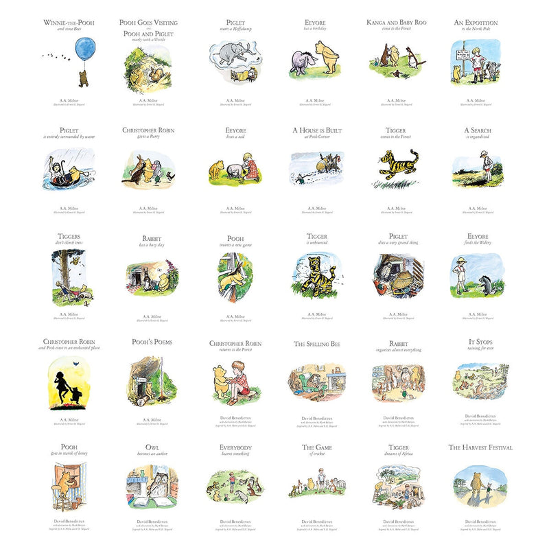 Winnie the Pooh 30-book boxset by A.A. Milne, paperback collection (British brand)